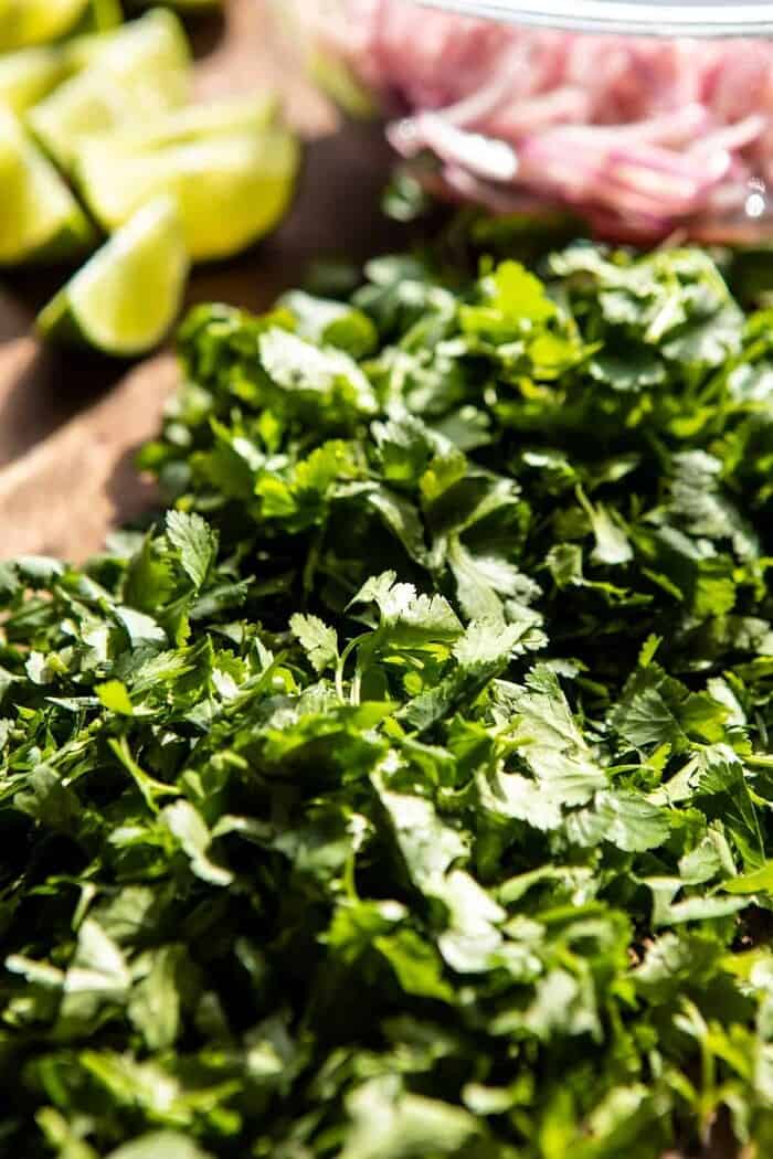 Slow Cooker Chipotle Chicken Tortilla Soup with Salty Lime Chips | halfbakedharvest.com