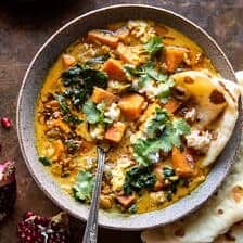 Gingery Coconut Sweet Potato and Rice Stew with Chili Oil | halfbakedharvest.com