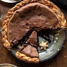 Molten Chocolate Crackle Pie | halfbakedharvest.com