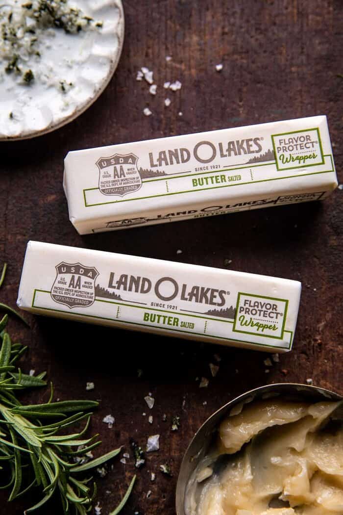 Salted Rosemary Popovers with Honey Butter | halfbakedharvest.com prep photo of butter