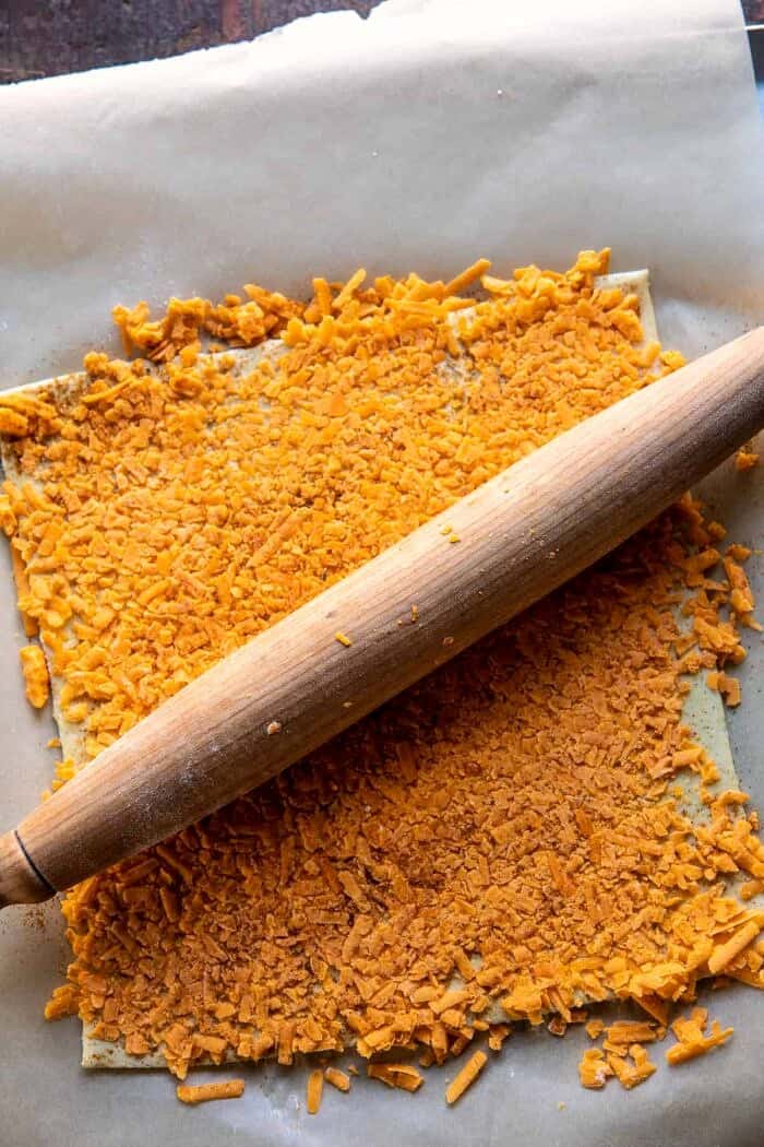 prep photo of rolling out dough