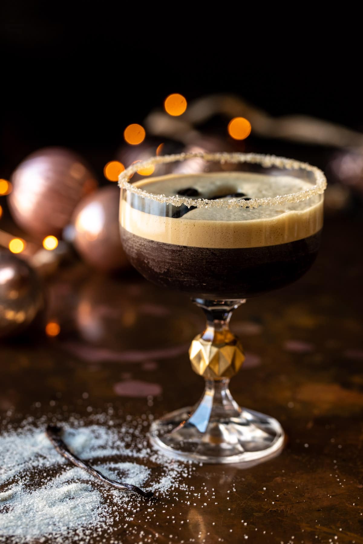 Vanilla Espresso Martini | halfbakedharvets.com