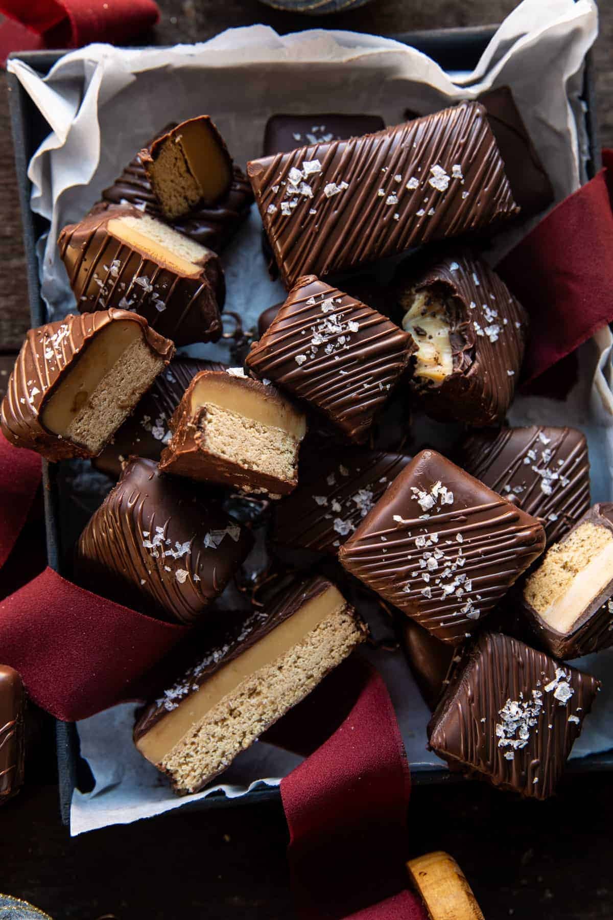 Chocolate Covered Brown Butter Millionaire’s Bars | halfbakedharvet.com