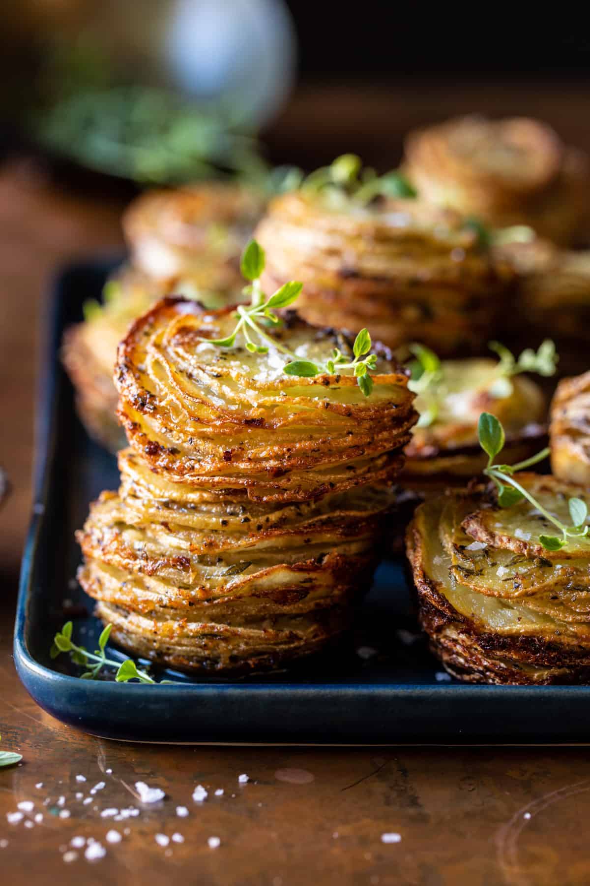 Crispy Cheesy Potato Stacks | halfbakedharvest.com