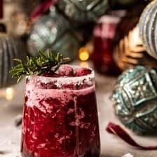 Frosted Mistletoe Margarita | halfbakedharvest.com