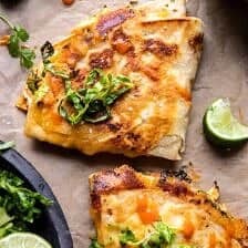 Folded Crispy Buffalo Chicken Wraps | halfbakedharvest.com