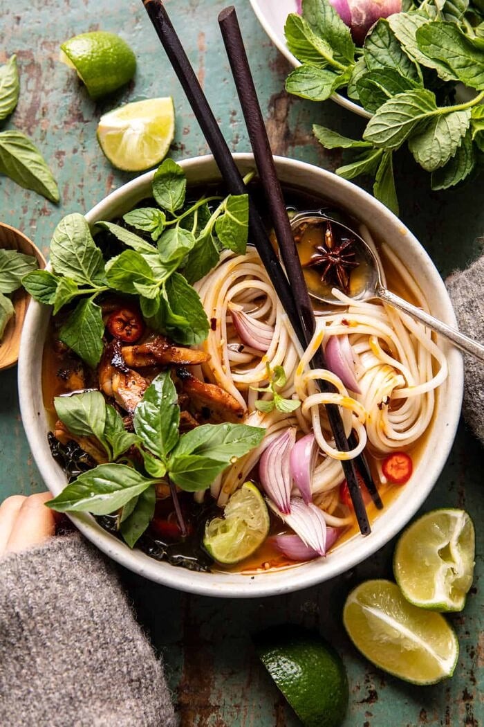 Weeknight Ginger Chicken Pho | halfbakedharvest.com