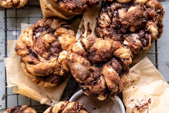 Easy Chocolate Cinnamon Crunch Knots | halfbakedharvest.com Easy Chocolate Cinnamon Crunch Knots