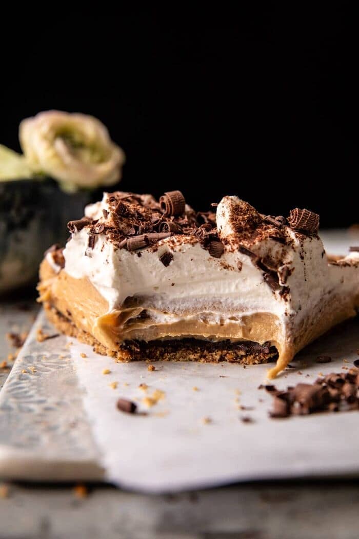 Vintage Chocolate Peanut Butter Pie | halfbakedharvest.com