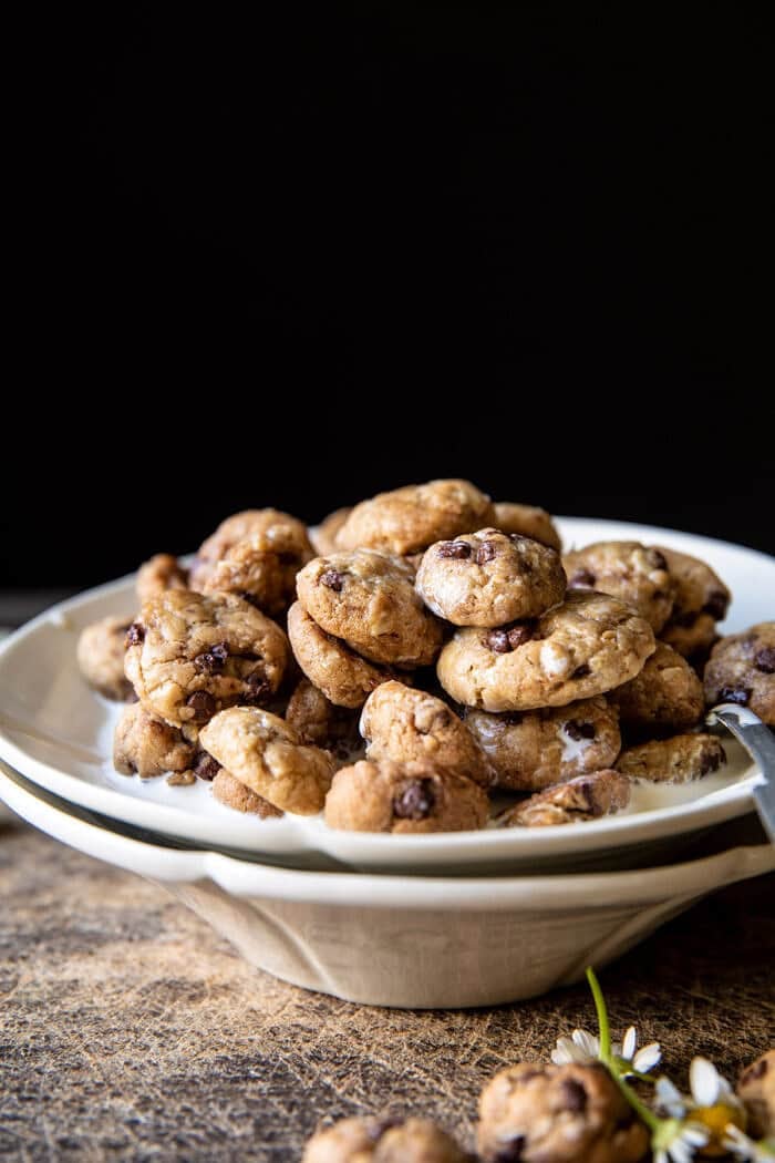 Homemade Oatmeal Chocolate Chip Cookie Crisp Cereal | halfbakedharvest.com