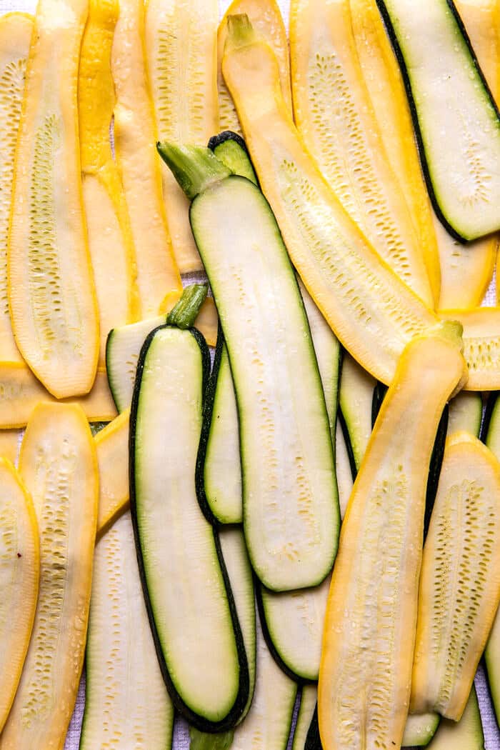 Spicy Zucchini Ricotta Lasagna with Oregano Breadcrumbs | halfbakedharvest.com