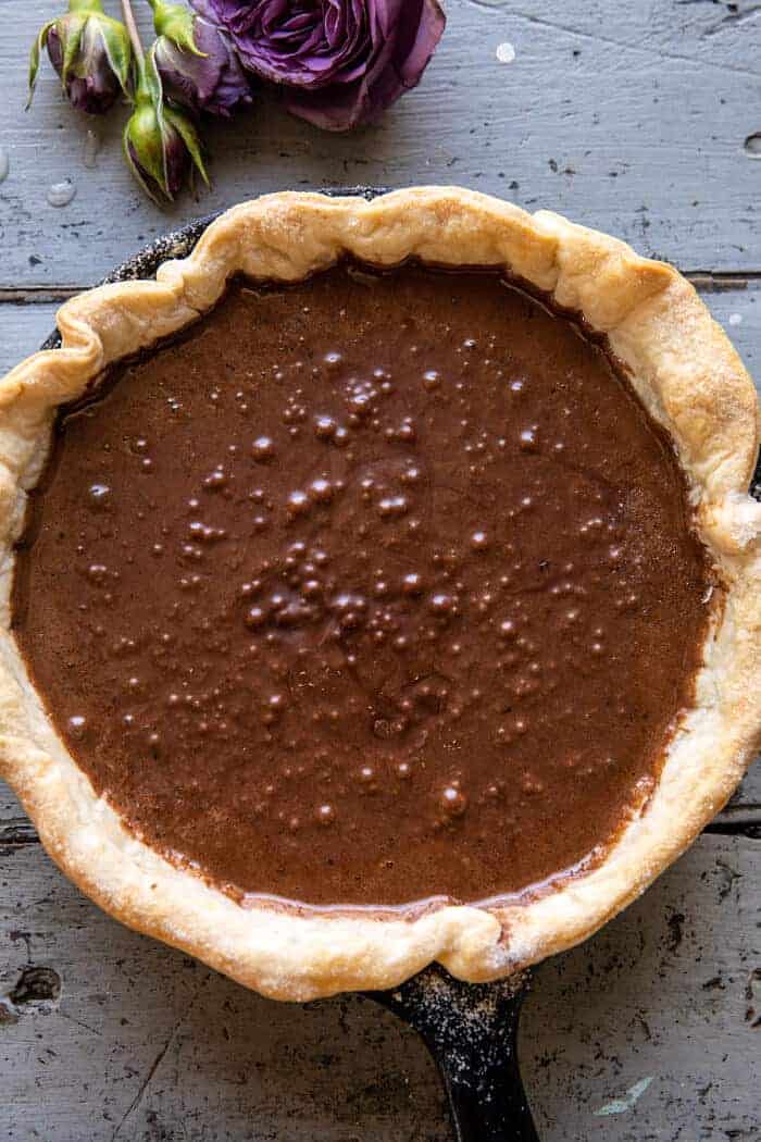 Warm Chocolate Fudge Skillet Cake | halfbakedharvest.com