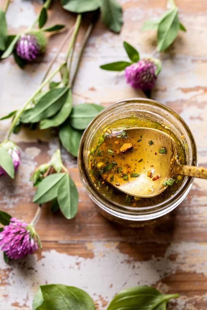 Charred Baby Bell Peppers with Burrata | halfbakednharvest.com