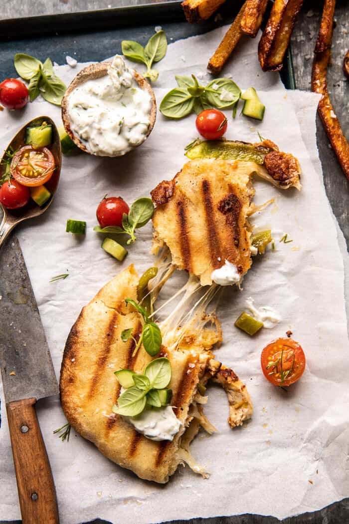 Panini Style Chicken Gyros | halfbakedharvest.com