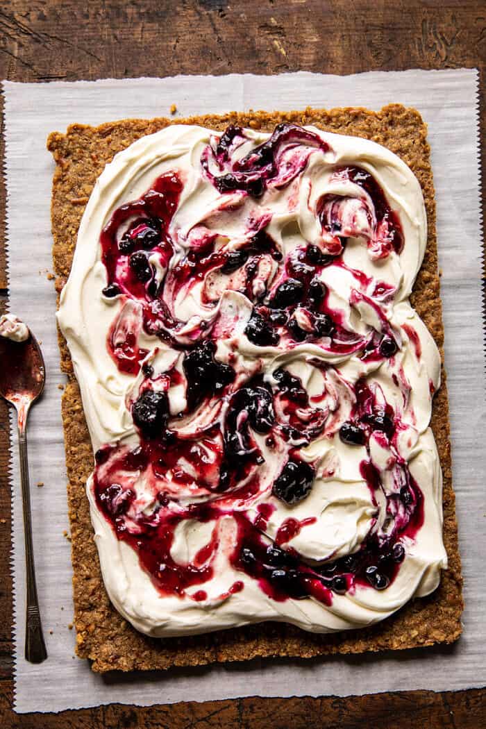 Simple Strawberry and Cream Rye Pretzel Tart | halfbakedharvest.com