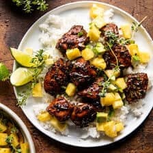 30 Minute Pineapple Chicken with Coconut Rice | halfbakedharvest.com