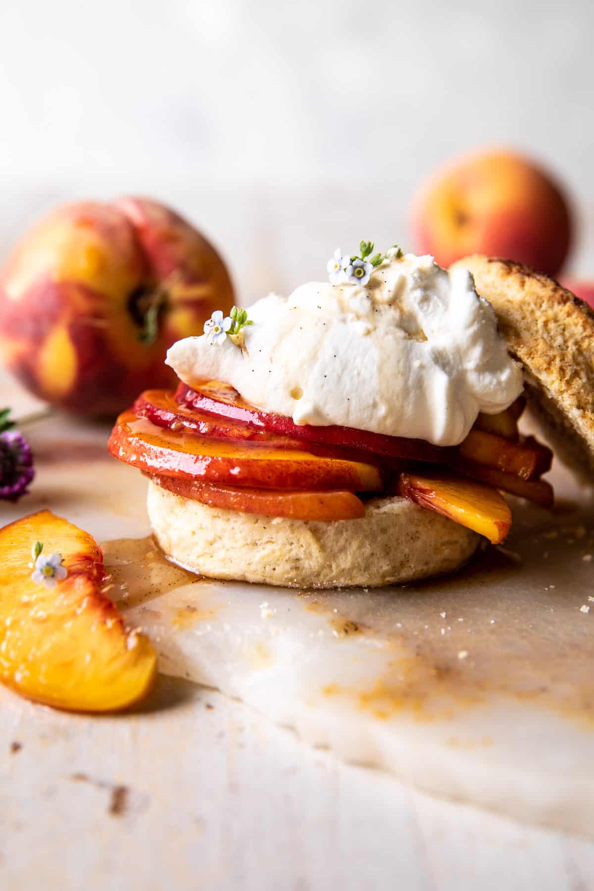 Brown Sugar Peach Shortcakes | halfbakedharvest.com