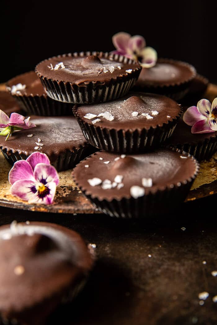 Frozen Chocolate Peanut Butter Cups | halfbakedharvest.com