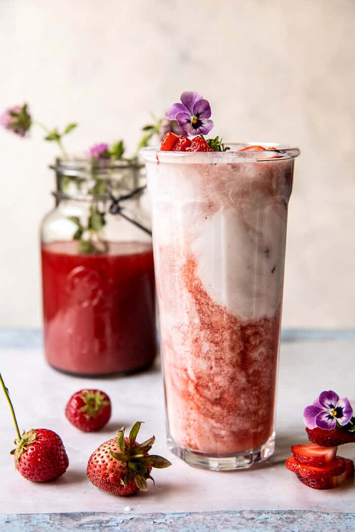 Strawberry Pink Drink | halfbakedharvest.com