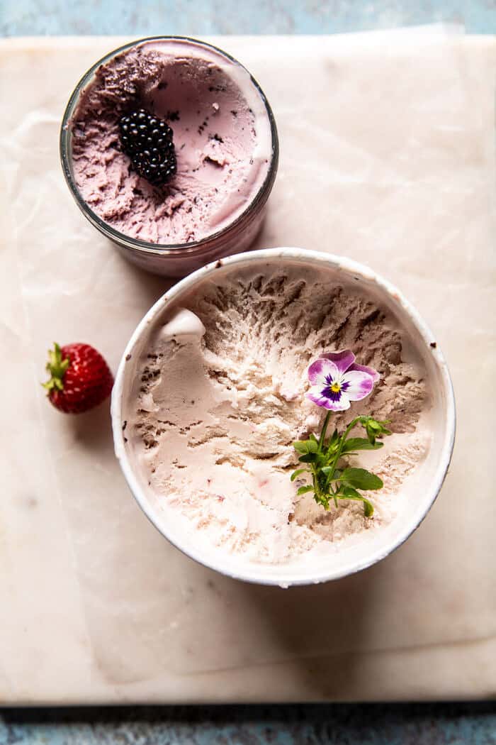 Swirled Berry Ice Cream Butter Cake | halfbakedharvest.com