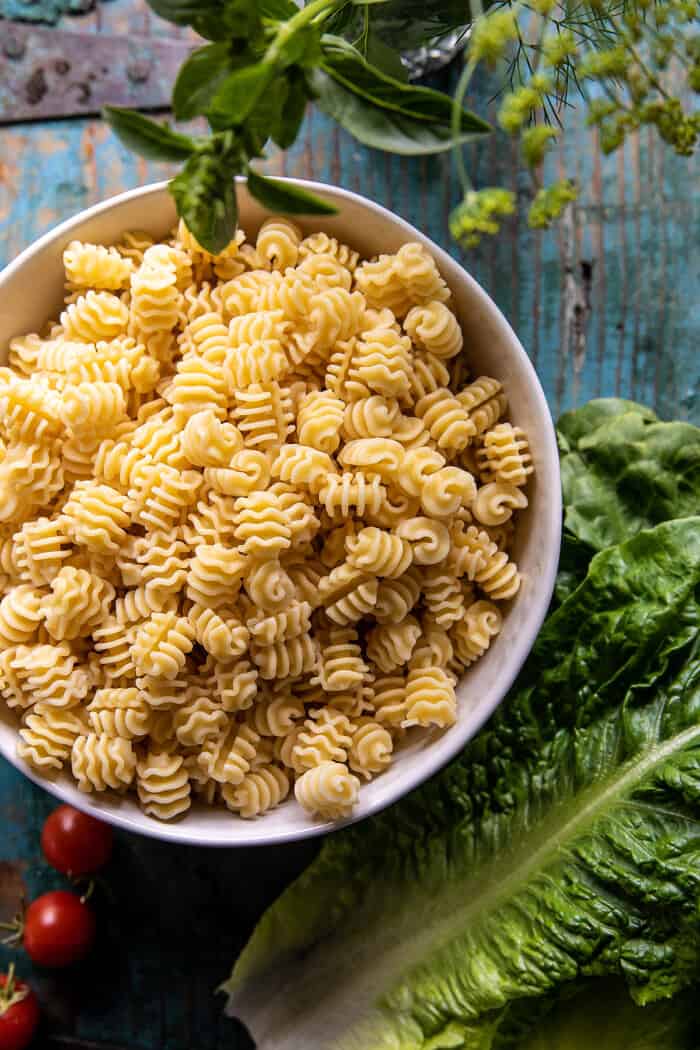 BBQ Chicken Ranch Pasta Salad | halfbakedharvest.com