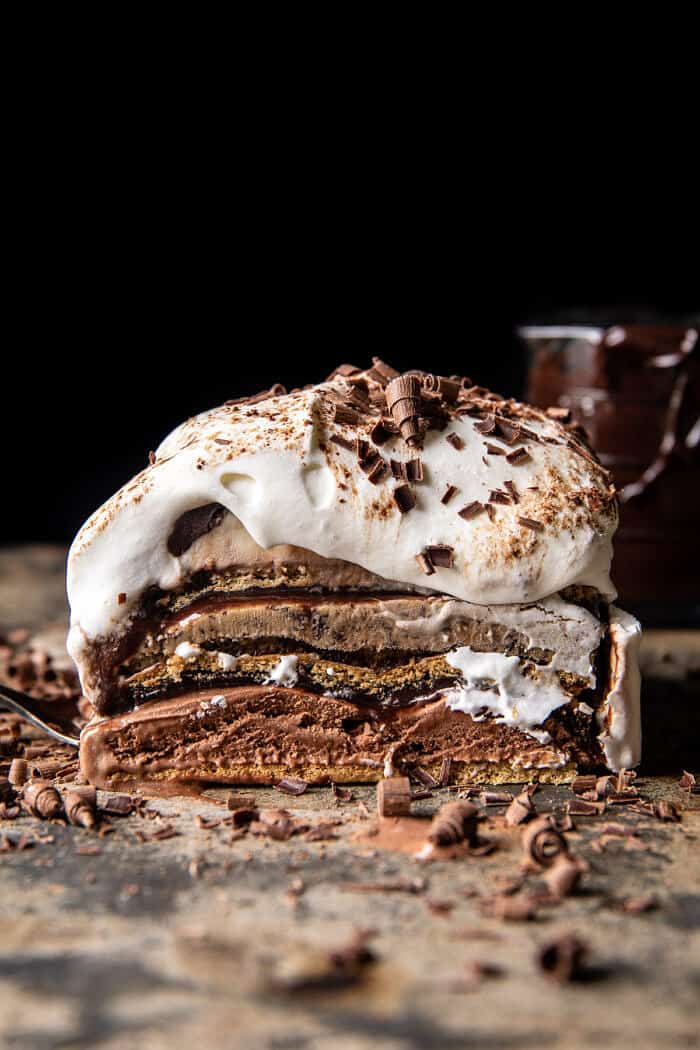 Coffee and Fudge Ice Cream Cake | halfbakedharvest.com Coffee and Fudge Ice Cream Cake | halfbakedharvest.com