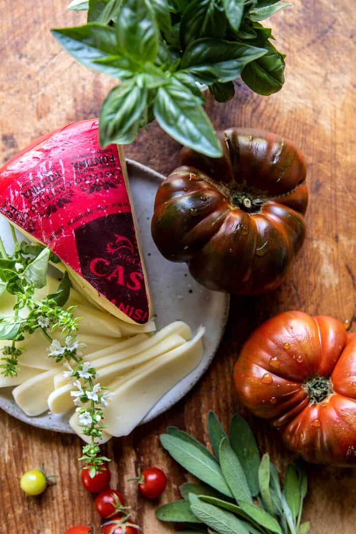 Crispy Prosciutto, Sage Pesto, and Tomato Grilled Cheese | halfbakedharvest.com