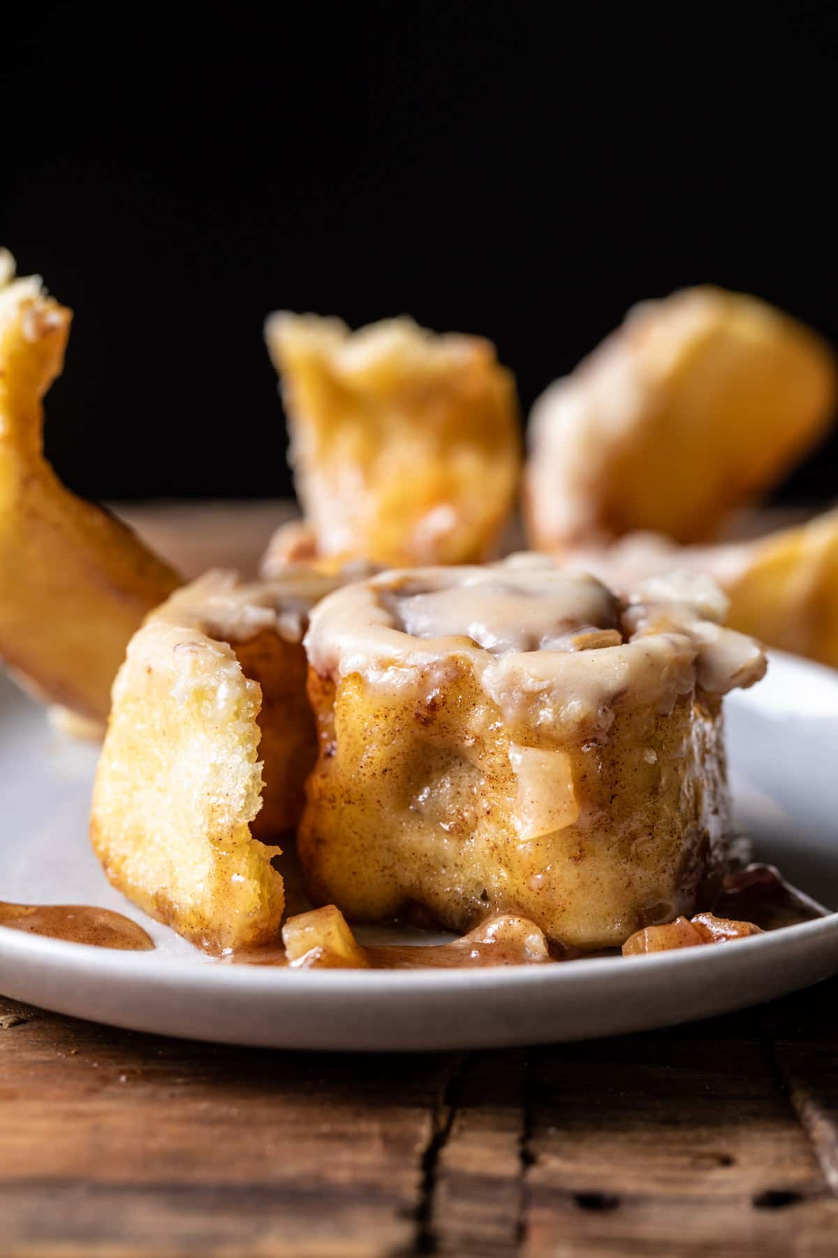 Apple Cinnamon Rolls with Brown Butter Maple Icing | halfbakedharvest.com