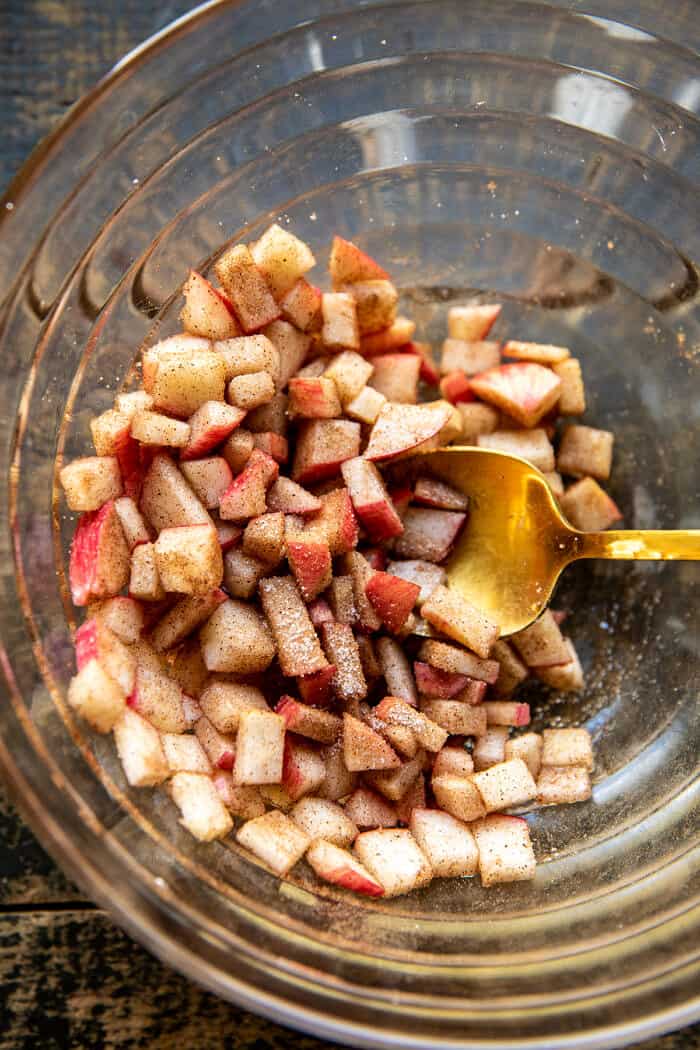 Baked Apple Cider Doughnuts with Cinnamon Maple Glaze | halfbakedharvest.com