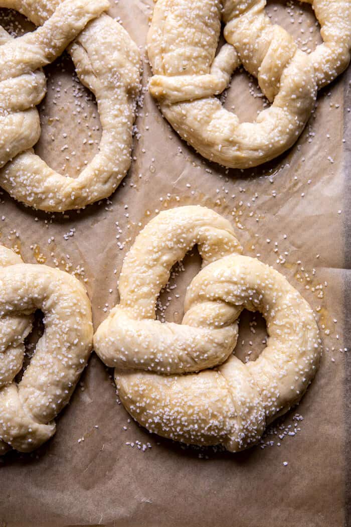 Hard Cider Pretzels with Creamy Honey Mustard | halfbakedharvest.com