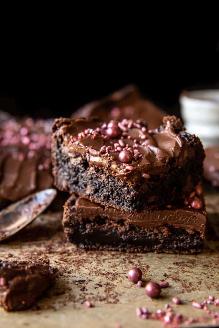 Old Fashioned Iced Fudge Brownies | halfbakedharvest.com Old Fashioned Iced Fudge Brownies | halfbakedharvest.com