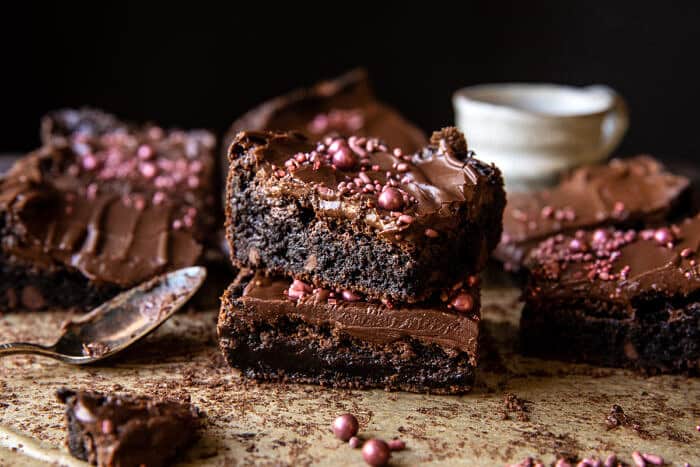 Old Fashioned Iced Fudge Brownies | halfbakedharvest.com