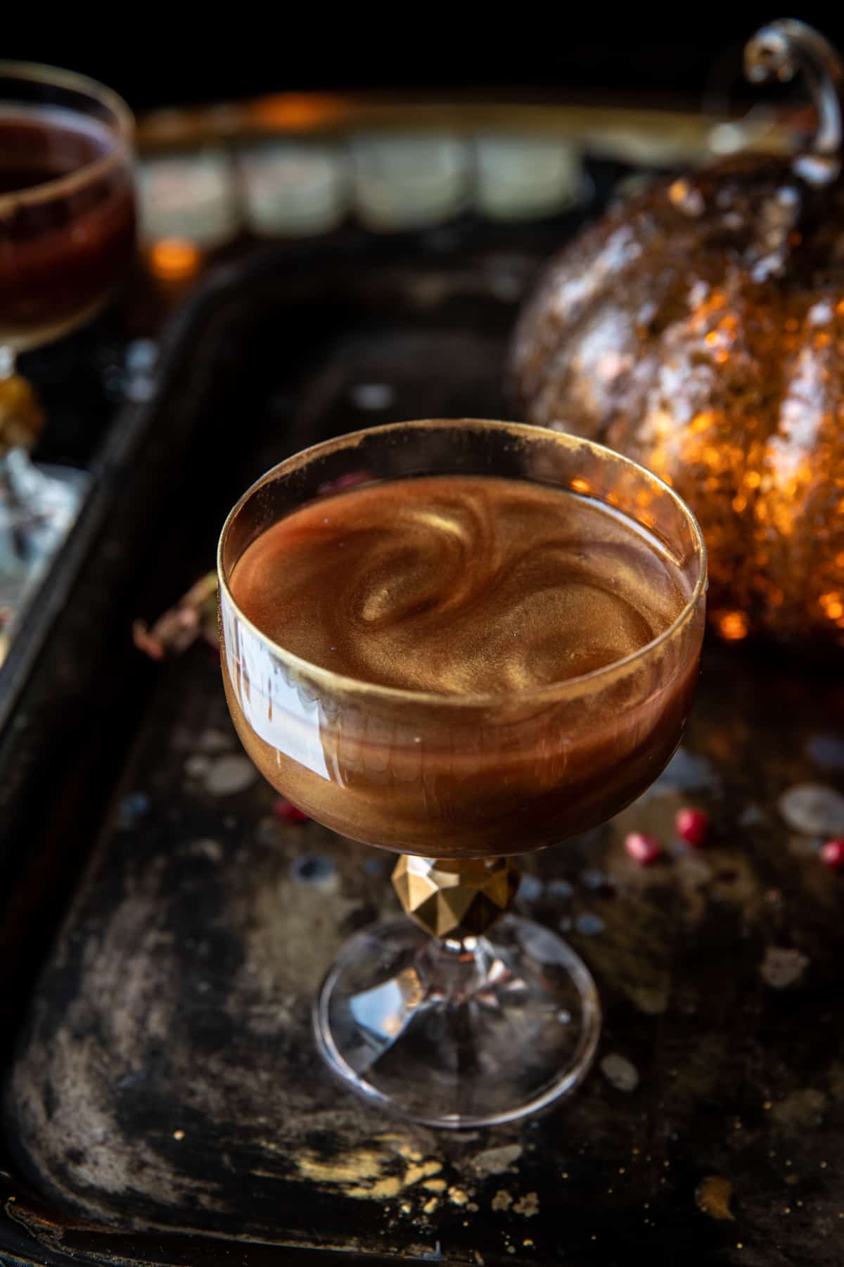I put a Spell on You Poison Apple Martini | halfbakedharvest.com