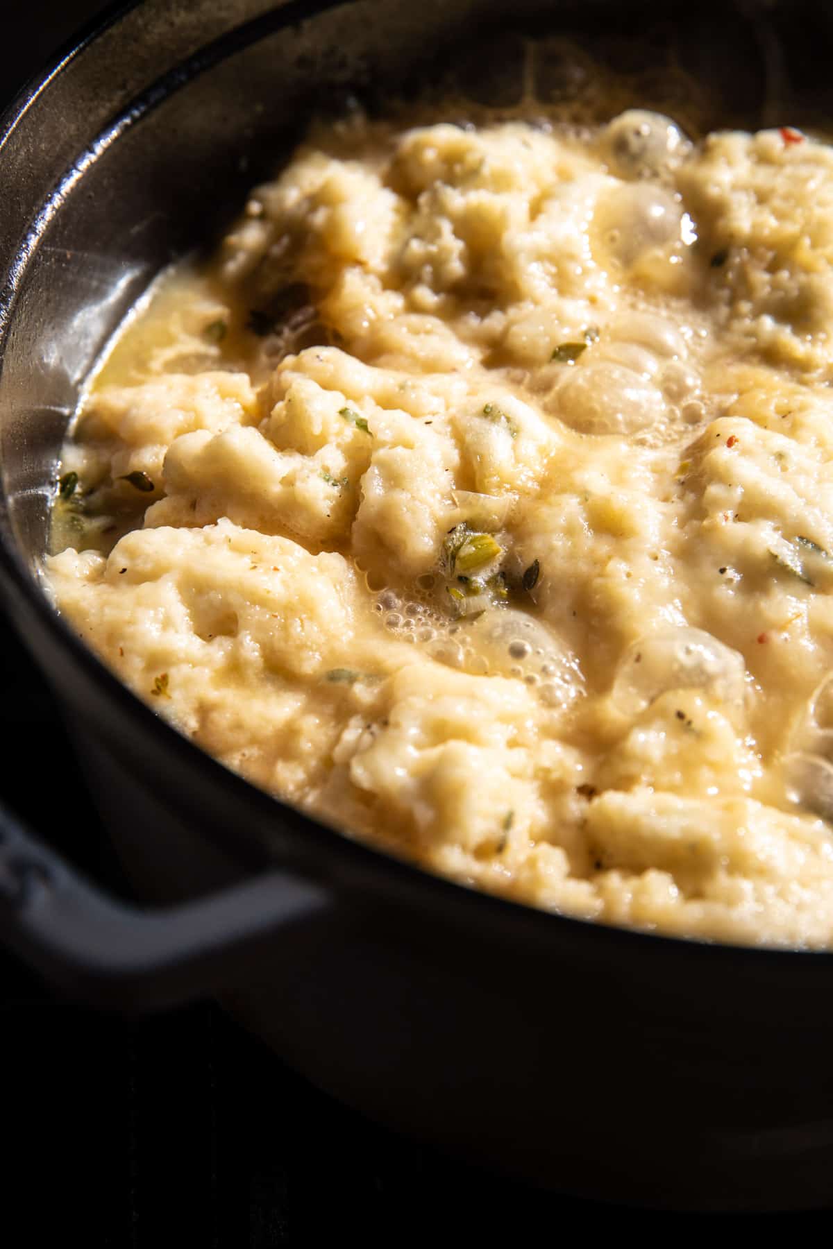 30 Minute Creamy Chicken and Parmesan Sage Dumplings | halfbakedharvest.com