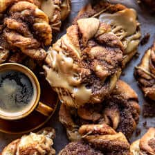 Cinnamon Knots with Coffee Icing | halfbakedharvest.com