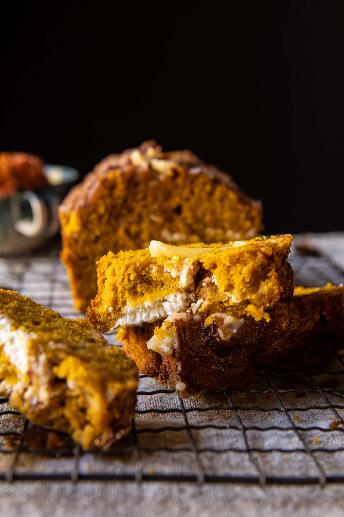 Cream Cheese Swirled Cinnamon Pumpkin Butter Bread | halfbakedharvest.com