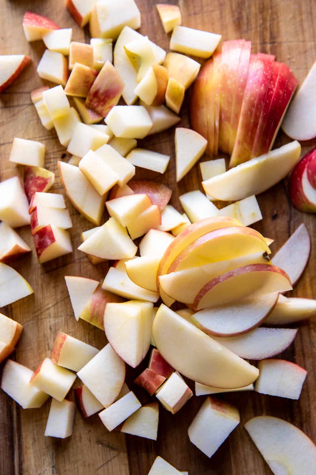 Salted Bourbon Apple Crumble Coffee Cake | halfbakedharvest.com