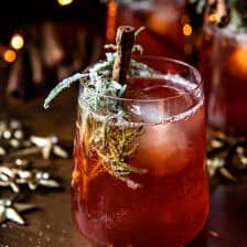 Cinnamon Bourbon Fizz | halfbakedharvest.com