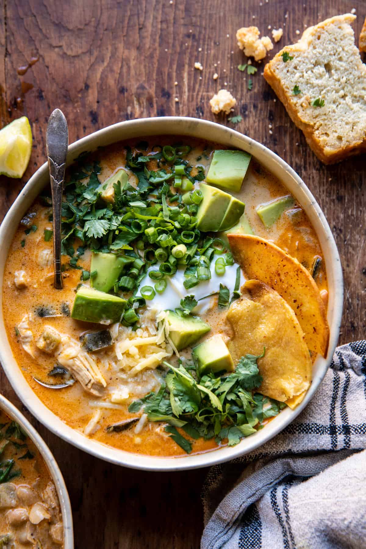 Creamy White Chicken Chili | halfbakedharvest.com