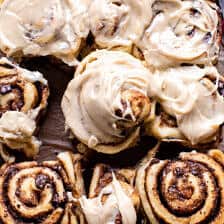 Brown Butter Iced Mocha Cinnamon Rolls | halfbakedharvest.com