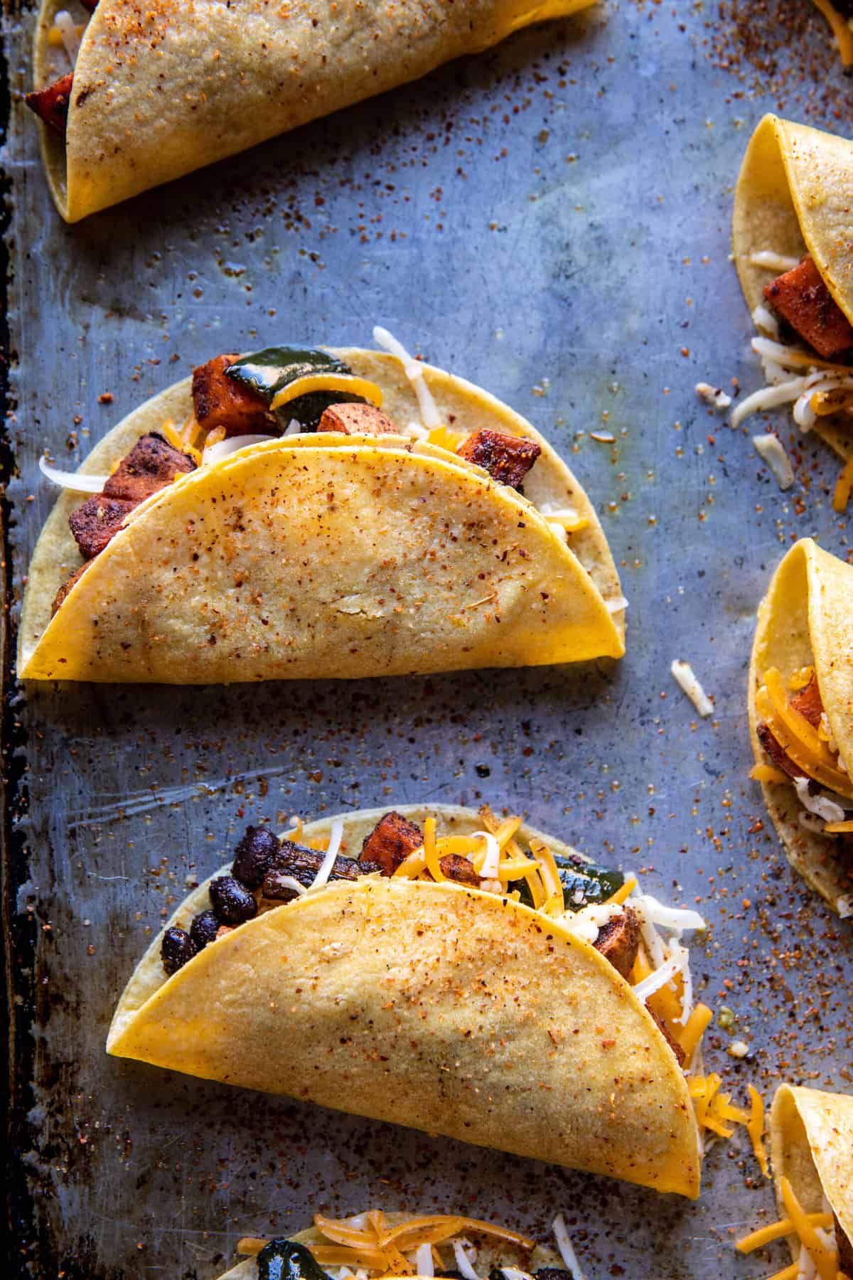 Crispy Chipotle Sweet Potato Tacos with Lime Crema | halfbakedharvest.com