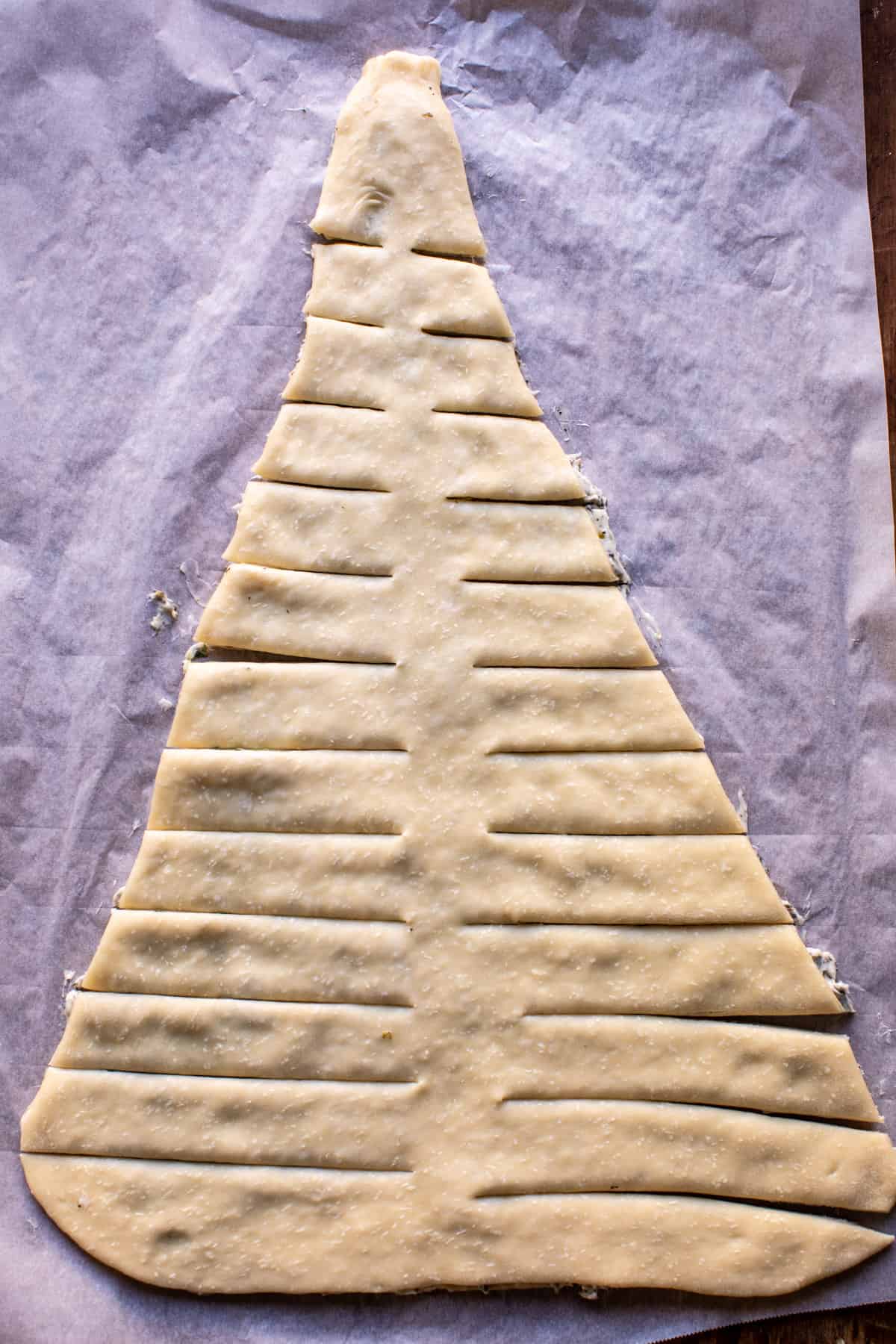 Pull Apart Christmas Tree Garlic Bread | halfbakedharvest.com