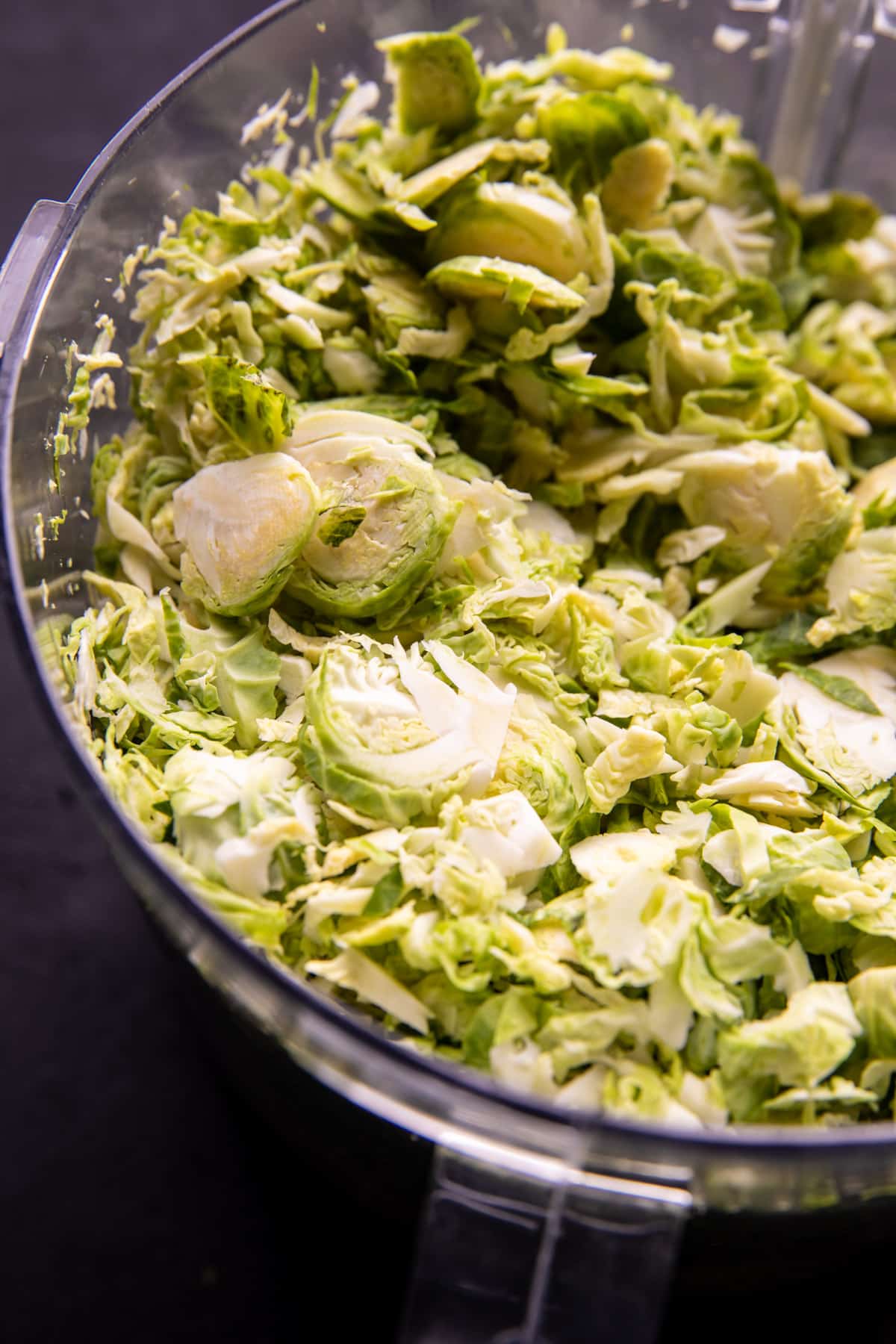 Shredded Brussels Sprout and Prosciutto Salad | halfbakedharvest.com
