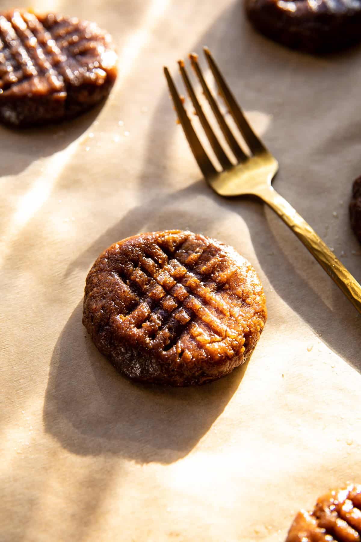 5 Ingredient Chocolate Almond Butter Cookies | halfbakedharvest.com