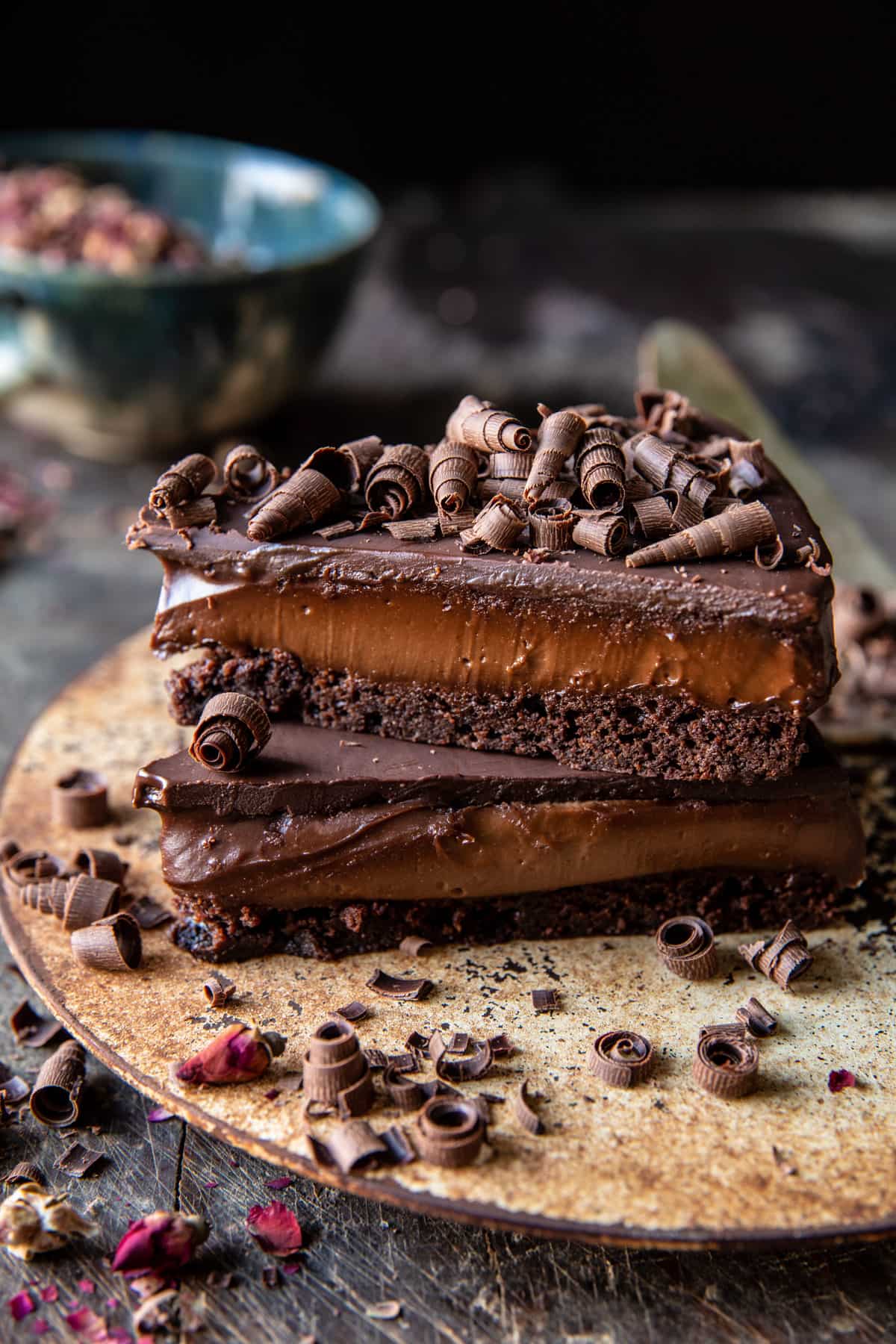 Triple Chocolate Espresso Mousse Cake | halfbakedharvest.com