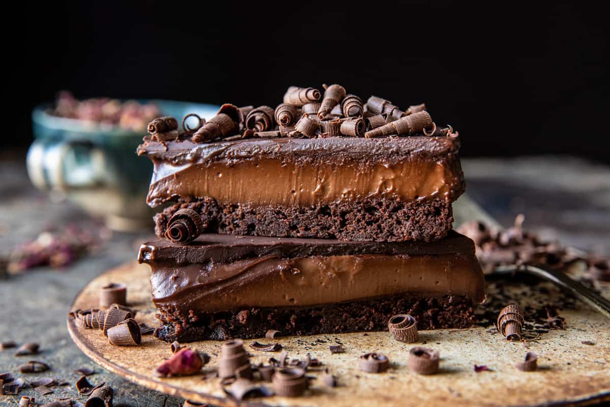 Triple Chocolate Espresso Mousse Cake | halfbakedharvest.com