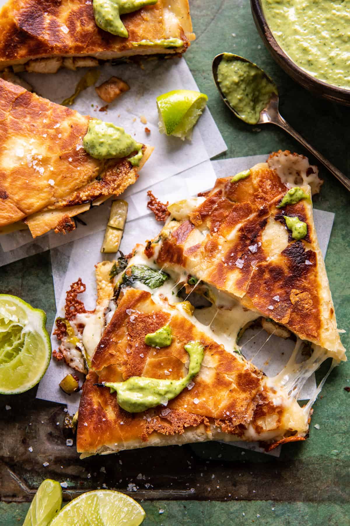 Folded Crispy Cuban Chicken Wraps | halfbakedharvest.com