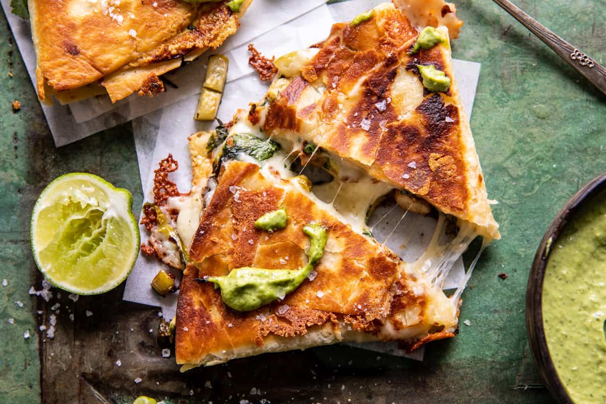 Folded Crispy Cuban Chicken Wraps | halfbakedharvest.com