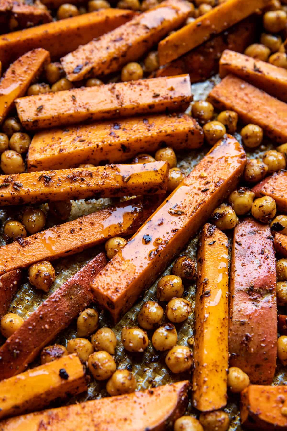 Sweet Potato Kale Salad with Creamy Honey Mustard Dressing | halfbakedharvest.com