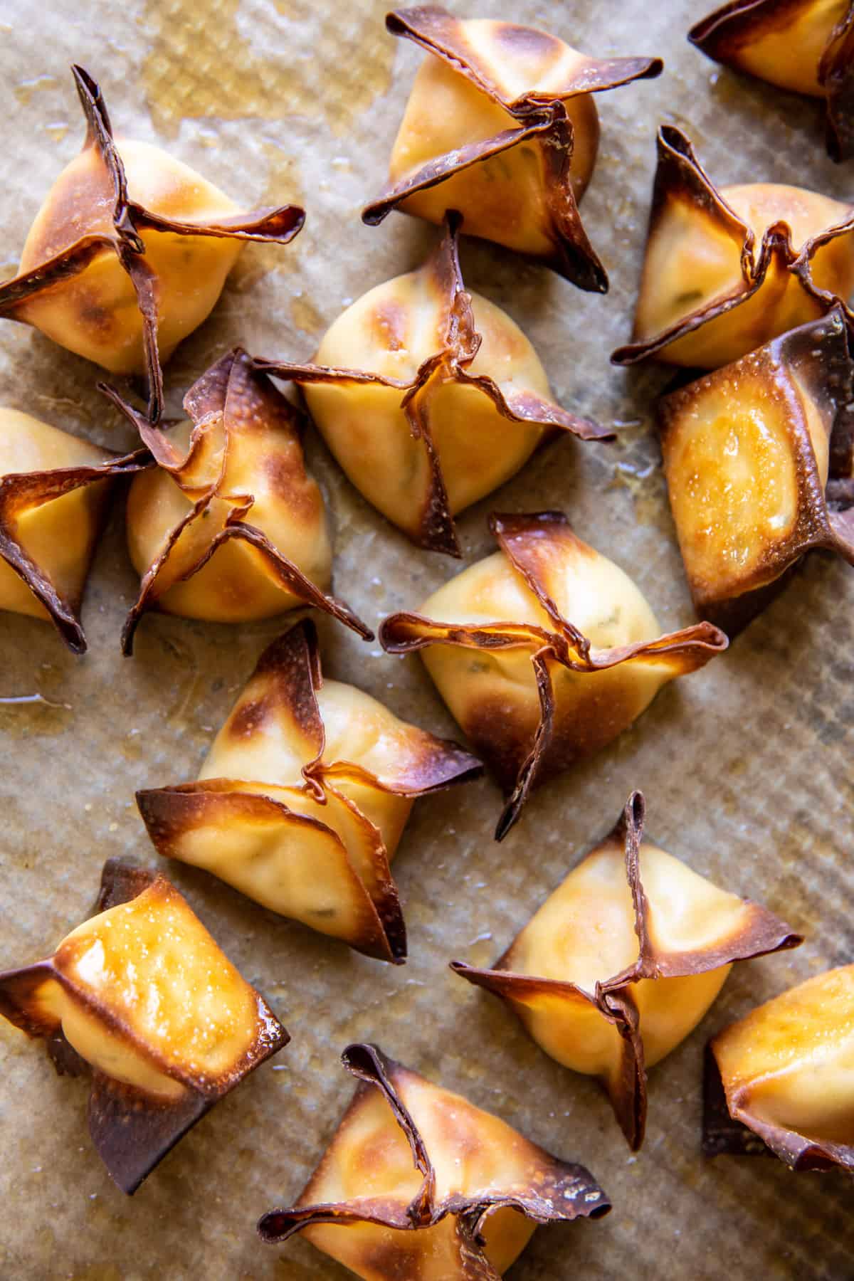 Cheese Rangoons with Sweet Ginger Chili Sauce | halfbakedharvest.com